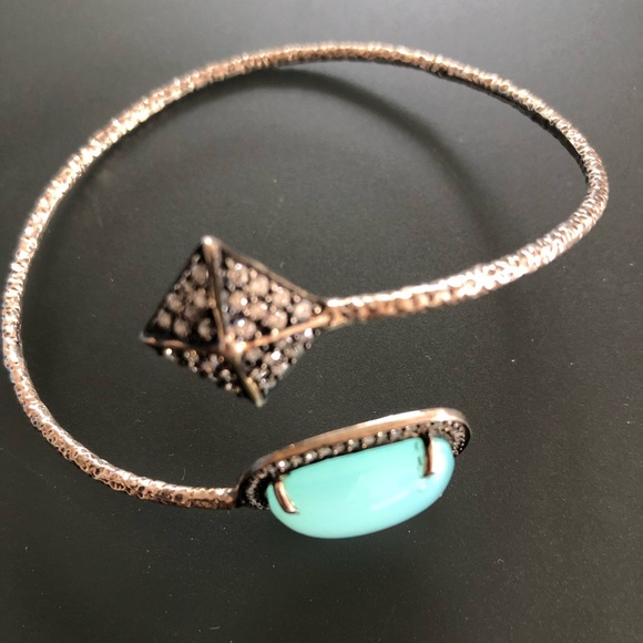 Stunning chalcedony & silver bracelet. - Picture 2 of 10